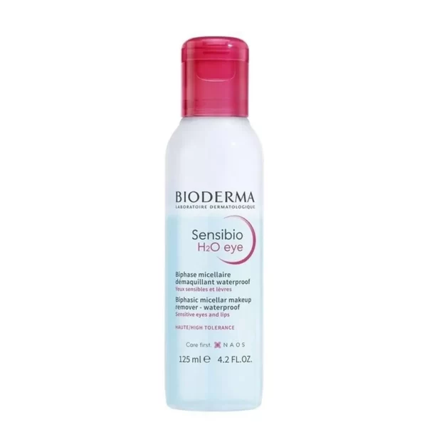 LySkin Bioderma sensibio h2O eye biphasic micellar makeup remover waterproof 125ml 4.2fl.oz BDM00151