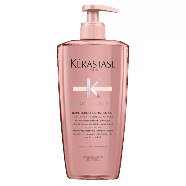 LySkin Kerastase chroma absolu shampoo for color treated hair fine to medium 500ml 16.9fl.oz KER00226