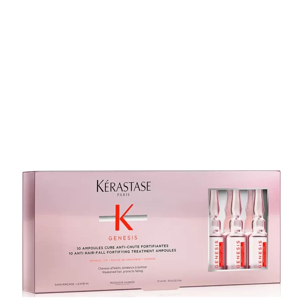 LySkin Kerastase genesis anti hair fall fortifying ampoules 10x6ml KER00056