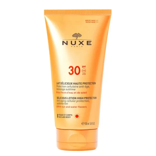 LySkin Nuxe sun delicious lotion spf30 anti aging protection face and body 150ml NUX00099