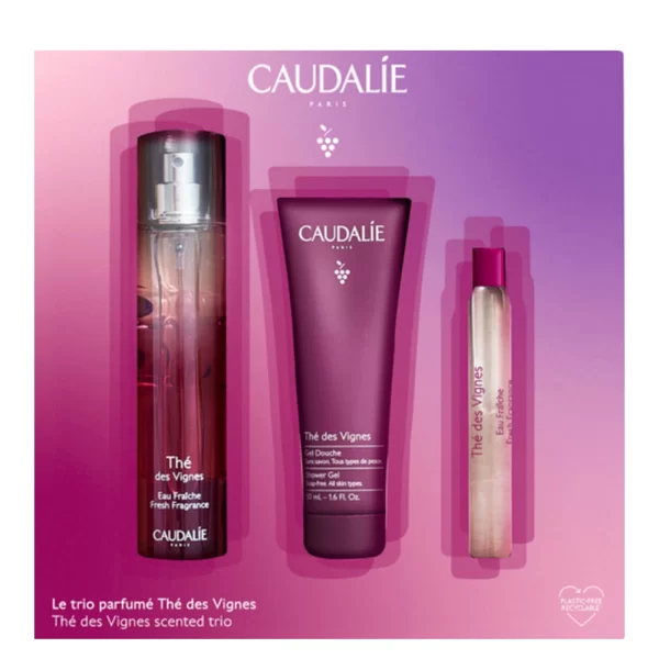 Lyskin Caudalie the des vignes fragrance trio set 2022 CDL00090