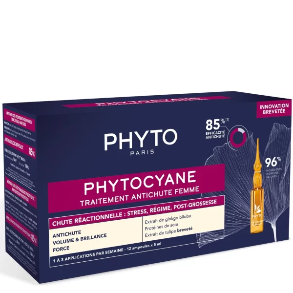 Lyskin Phyto phytocyane reactional hair loss ampoules PHY00018 1