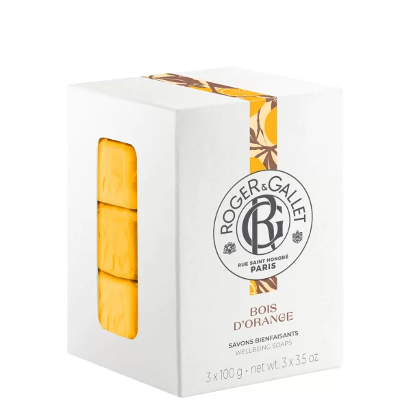 Lyskin Roger Gallet bois d orange perfumed soap 3x100g ROG00005