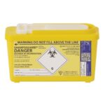 Sharpsguard Community Plus Sharps Bin Yellow Lid 1 x 1L 3